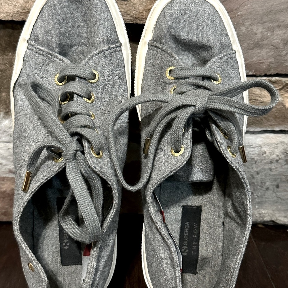 Superga x The Row Cashmere Sneakers Size 7 - Picture 3 of 7